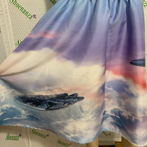 Her Universe Dress Disney Star Wars Cloud City Millennium Falcon JUNIORS Women M - Picture 2 of 8